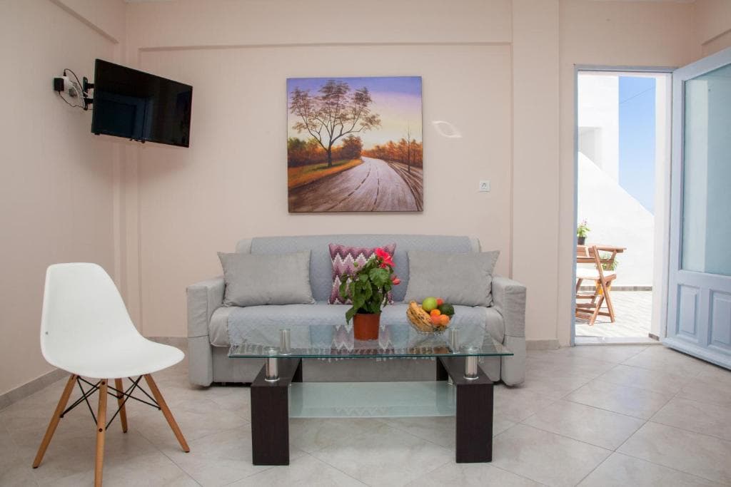 Two-bedroom apartment terrace with private outdoor jacuzzi at sunrise